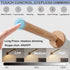 360 Dimmable TUNJINSHOU Rotatable Wooden Led - Magnetic Detachable Stepless Rechargeable Wall Light, Bedroom Living