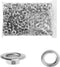 500pcs Grommets 1/4 Inch (6mm) Kit for Grommet Tool, Banner & Posters Metal Grommets for Fabric