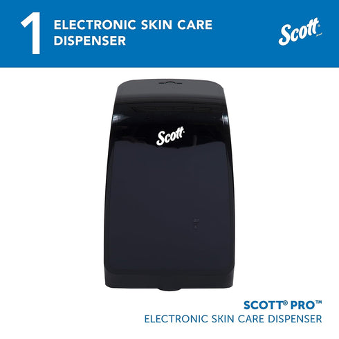 (32504), 1.2 7.29" 11.69" 4.0" 1) Scott Professional Scott Pro High Capacity Automatic Soap and Hand Sanitizer