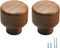 8 pcs Walnut Wood Round Chinese-Style Cute Cabinet Door Handles Cabinet Drawer