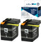 LCL Replacement Ink Cartridge for Brother LC10E XXL LC10EBK High Yield, MFC-J6925DW (Black 2-Pack) Compatible