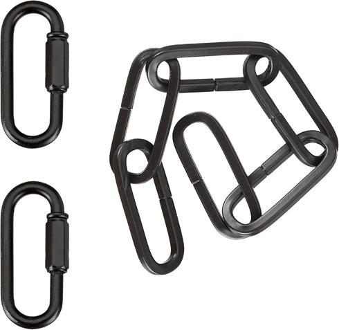 Aspen Creative 21121-05-1, Steel Heavy Duty Chain & Two Quick Link Connector for Lighting