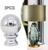 Simhoa 3 Pieces Lamp Finials Lamp Shade Toppers Nut Decoration,Aluminum Alloy,Oil Rubbed,DIY Ball Knob Screw Cap