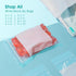 Spartan Industrial 5" X 7" Zip Top Resealable Bags, 1000 Count Clear Bags for Game and Small Parts