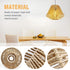 Vkinman Vintage Woven Bamboo Pendant Lamp Rattan Hand Modern Retro Boho Pendant Light for Bedroom Dining Room Kitchen