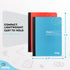 Enday Graph Paper Composition Notebook - Hard Cover, 100 Sheets, Premium Quad Ruled Notebook (6 Pack)