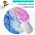 ITNRSIIET 20% Larger Mouse Pad - Premium-Textured Waterproof Non-Slip Rubber Base Round Mousemat for Office Gaming PC
