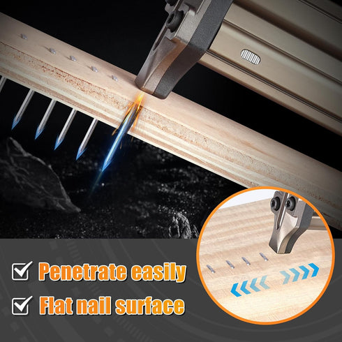 14 Gauge 1-1/4" Concrete Nails - 800PCS/Box T Nails for Truss Building and Construction Framing