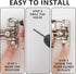 WellMade 4 Pack,Door Swing Bar Door Lock Latch Security Latch for Kids Safety and Home Security, Reinforcement Door