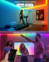 6.6ft, 64 Pak LED Lights for Bedroom Smart RGB+IC LED Strip Lights with App, Music Sync Color Changing Flexible LED
