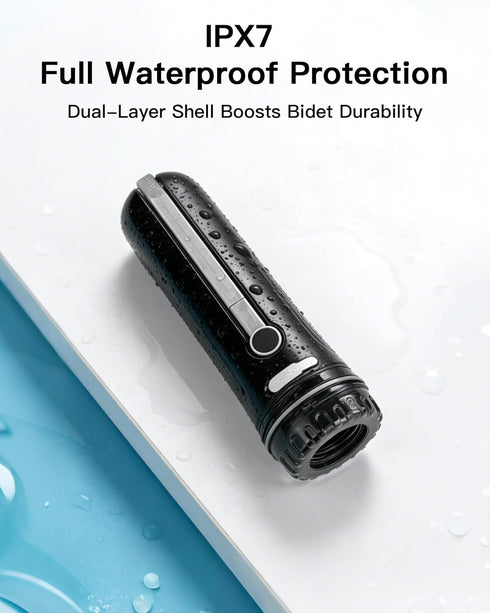 Handheld Portable Travel Bidet Sprayer, Rechargeable Electric Bidet, Peri Bottle for Women & Men, Upside Down Design