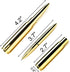 Brass Bullet Pen for Men, Golden Refillable Ballpoint Pen, Gift Boxed by TOMZEGNA