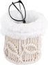 Framendino, Glasses Holder with Plush Lining, Scratch Resistant, Soft Macrame Protective Glasses