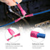 Wirefy 150 PCS Heat Shrink Piggyback Spade Connectors, 3 Way Double Spade Quick Disconnect Terminals - Red