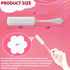Calvana (30-Pack) Packaged, 6-Petal White Drip Sticks for Females, Drip Stick Absorbing Sponge, Awkward Essentials