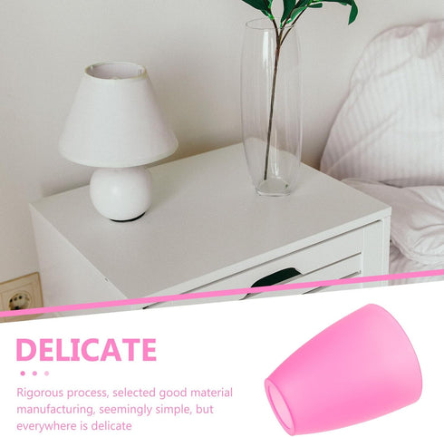 2Pcs Plastic Lamp Shade Flat Head Lampshade Replacement Decorative Floor Light Covers for Chandelier Pendant Light Wall