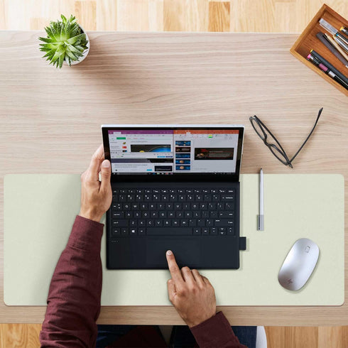 Desk Mat Large Protector Pad, Multifunctional Dual-Sided Office Desk Pad, Waterproof Desk Mat for Desktop, Pu Leather