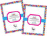 BARKER CREEK Designer Computer Paper 100 Sheet Set, Tie-Dye, Decorative Paper, Stationery, 8.5" x 11", 100 sheets, Home, School, and Office Supplies (3607)
