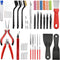 Golfory 3D Printer Tools Kit,40Pcs 3D Printer Accessories for FDM Printers,Includes Removal Scrapers,Deburring