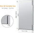 Leinuosen 6 Pieces Aluminum Business Name Card Holder Case - Metal Credit ID Pocket for Men and Women