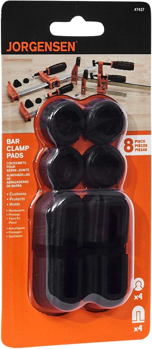 Pony Jorgensen Adjustable Clamp Jorgensen 7437 Work Protecting Bar Clamp Pads in Black