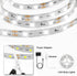 16.4ft Dimmable 6500k 300 phopollo White LED Strip Lights, Daylight White Led Light Strip, LEDs Flexible Led Lights