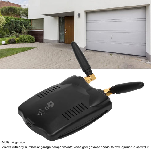 Universal WiFi Garage Door Opener - Smart Controller for Electric Doors and Shutters