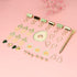 Cute Desk Accessories,This Office Supplies for Women Package Comes with Ballpoint Pens,Paper Clips,Note Paper,Thumbtacks,Binders,and Schools Can Also Use It(Avocado Green)
