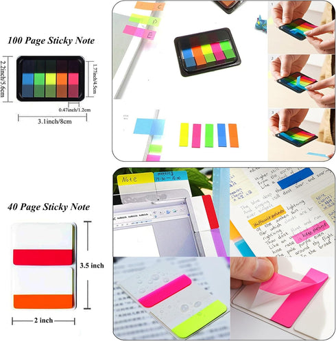 LRZCGB Acrylic Monitor Sticky Note Holder, Transparent Message Board Reminder for Computer Screen (Right)