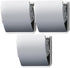 Extra Strong Magnetic Binder Clips, Set of 3 Large Silver Clips for Office and Home Use