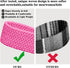 Stretchy Wristlet Keychain - Braided Cute Lanyards for Keys, Key Chain Holder for Women and Men (Pink)