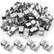 Zhengmy 50 Pcs Trailer Frame Wire Clips Stainless Steel Metal Cable Clips 22.5