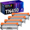 E-Z Ink Compatible Toner Cartridge for Brother TN450 TN420, 4 Black for HL-2270DW, MFC-7360N, and more