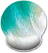 Ergonomic Mouse Pad with Wrist Support, Beach Style Memory Foam Mouse Pads, Cute Office Accessories Decor, Pain Relief