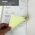 DESEN 2-Part 7-5/8" 11", 200 Sets 4 Carbonless Money and Rent Receipt Book, x Spiral Bound, Thick Paper, per Book