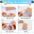 SHENLIU 1000PCS 3x5 Inches Colored Index Cards, Flash Cards with Ring, Lined on Both Side Notecards Ruled Study Card