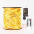 Fairy Lights Plug in,100FT 600 LEDs Waterproof Led String Lights,8 Modes Remote