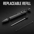 KeyUnity KP04SW Bolt Action Pen with Clip, Titanium Alloy EDC Pocket Pen, Retractable Metal Ballpoint