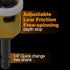 1/8"x3/8" Carbide Tipped Countersink Drill Bits with Low Friction Depth Stop for Wood and Plastic