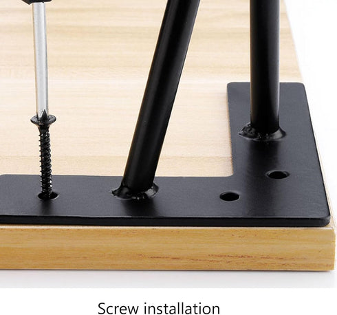 Generic 4Pcs (120mm/4.7in) Metal Furniture Legs,Black Hairpin Legs,Hairpin Table Legs,Replacement Metal Hairpin Legs