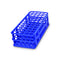 Heathrow Scientific HEA243073B Fold and Snap Rack for 13mm Tubes, Blue