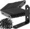LOSYHU 20 PCS Black Corner Brace 2.5''x 2.5'' Heavy Duty L Bracket Corner