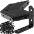LOSYHU 20 PCS Black Corner Brace 2.5''x 2.5'' Heavy Duty L Bracket Corner