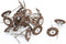 18pcs Nylon Bristle Buffing Polishing Wheel Brush, Grinding Power Rotary Cleaning Tools for Various Uses