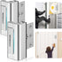 Home Security Door Locks 2 Pack, Metal Door Reinforcement Lock, 3" Withstands