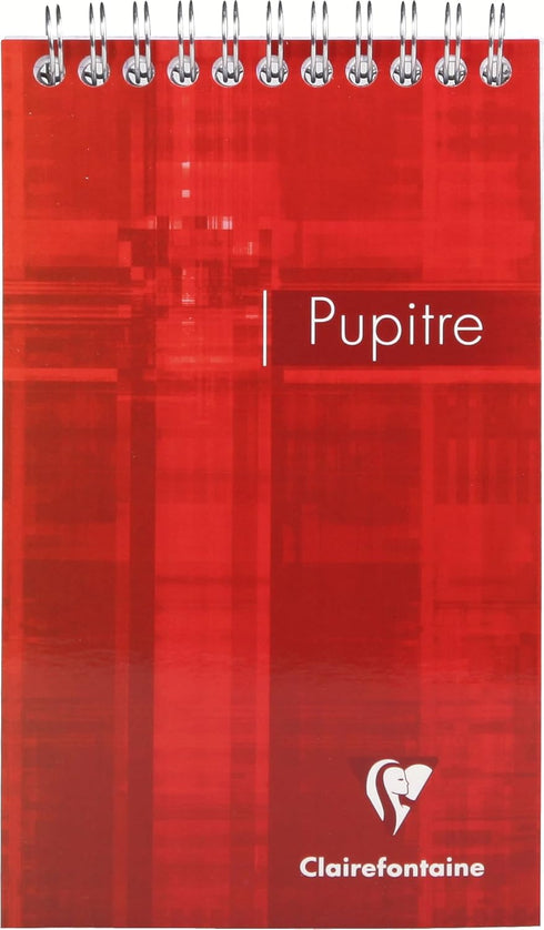 Clairefontaine Wirebound Notepad - Ruled 80 sheets - 4 1/4 x 6 3/4 - Sold Individually (Assorted Cover Color Chosen at Random) by Clairefontaine
