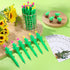Sinload 30 Sets End of Year Students Gift for Teacher Bulk Cactus Mechanical Pencils Stress Balls Squeeze Toys