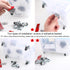 Mini Caster Wheels 0.5 Inch Low Profile Rubber Tiny Swivel Casters, Steel Top Plate Self Adhesive Caster Wheels for Small Appliances, Furniture, Toy Cart Storage Boxes & Bins 8 Pack