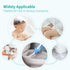 7 BARROCK Hand Held Bidet Sprayer for Toilet Shattaf Sprayer Replacement, Holes Handheld Jet Spraying Ergonomic Handle