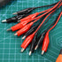 EBOOT 1M Electrical Test Set with Alligator Clips Double-ended Jumper Wires for Electrical Testing (2 Groups)